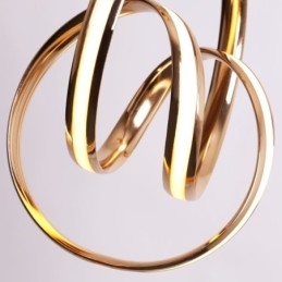 Lampada a sospensione moderna e minimalista, lampada a sospensione circolare unica, isola