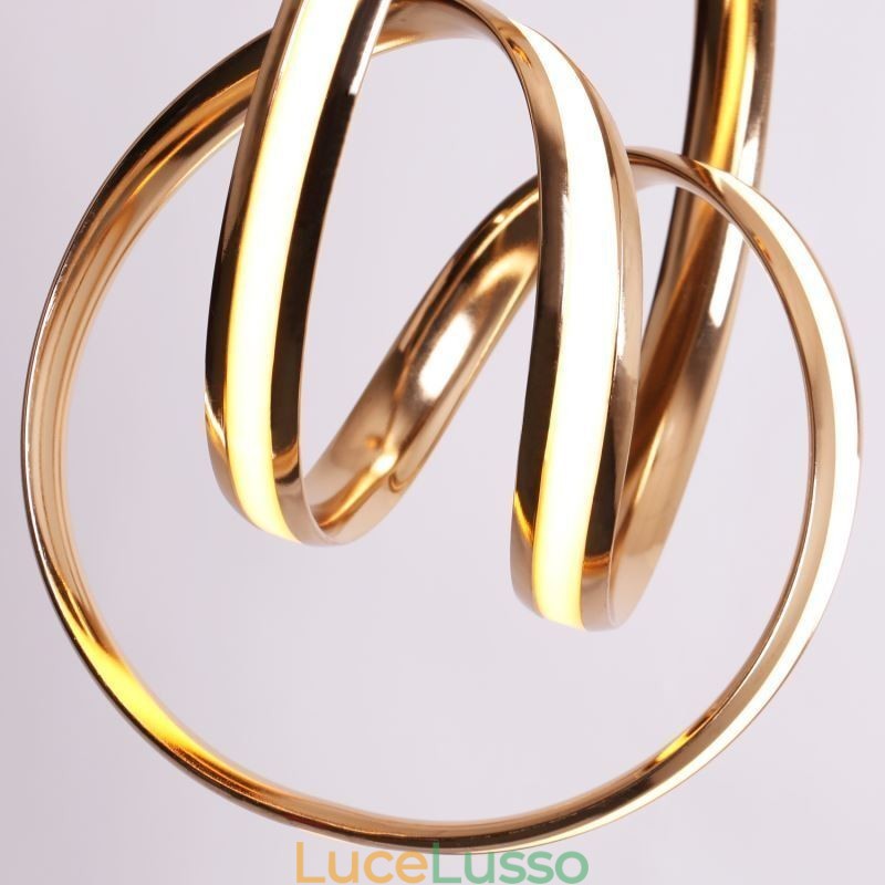 Lampada a sospensione moderna e minimalista, lampada a sospensione circolare unica, isola