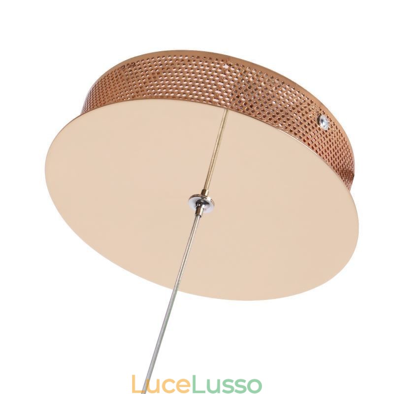 Lampada a sospensione moderna e minimalista, lampada a sospensione circolare unica, isola
