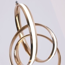 Lampada a sospensione moderna e minimalista, lampada a sospensione circolare unica, isola