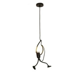 Moderna semplice lampada a sospensione a forma di omino lampada creativa