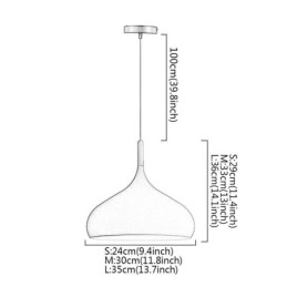 Lampada a sospensione moderna in alluminio Macaron Lampada regolabile per la casa