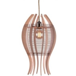 Lampada a sospensione fai da te a forma di pesce in legno nordico