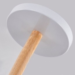 Lampada a sospensione in legno creativo con macaron nordico