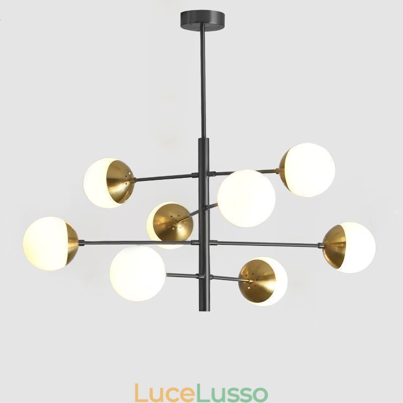 Lampada a sospensione contemporanea Magic Bean Sputnik Chandelier Lamp