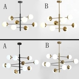 Lampada a sospensione contemporanea Magic Bean Sputnik Chandelier Lamp