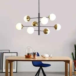 Lampada a sospensione contemporanea Magic Bean Sputnik Chandelier Lamp