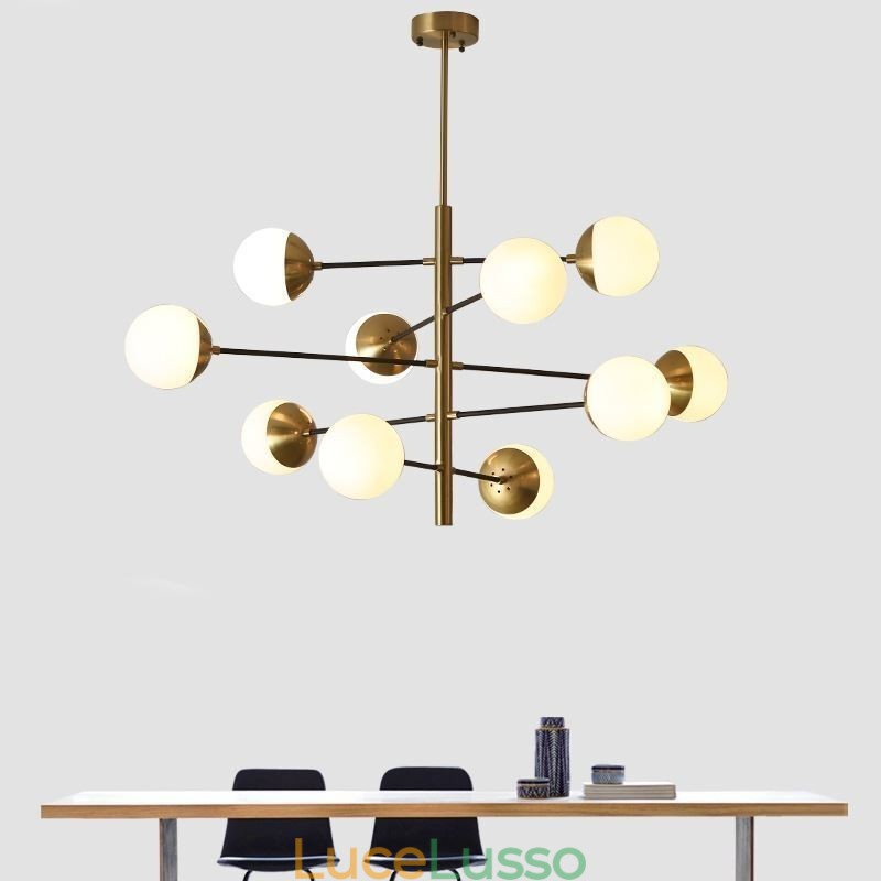 Lampada a sospensione contemporanea Magic Bean Sputnik Chandelier Lamp