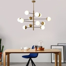 Lampada a sospensione contemporanea Magic Bean Sputnik Chandelier Lamp