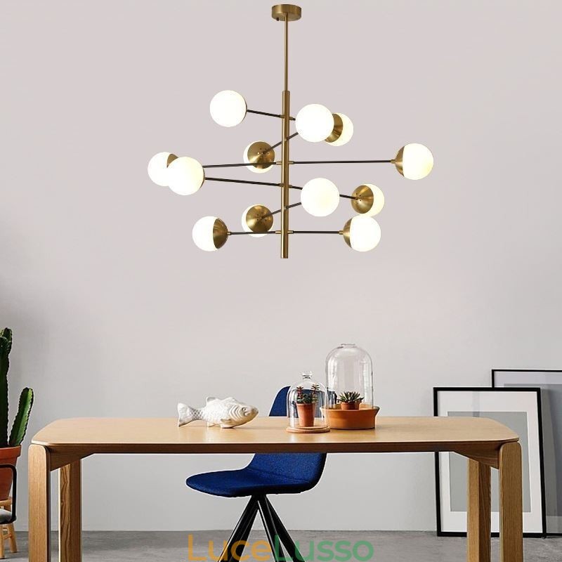 Lampada a sospensione contemporanea Magic Bean Sputnik Chandelier Lamp
