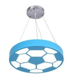 Moderna lampada a sospensione creativa lampada da calcio decorazione illuminazione