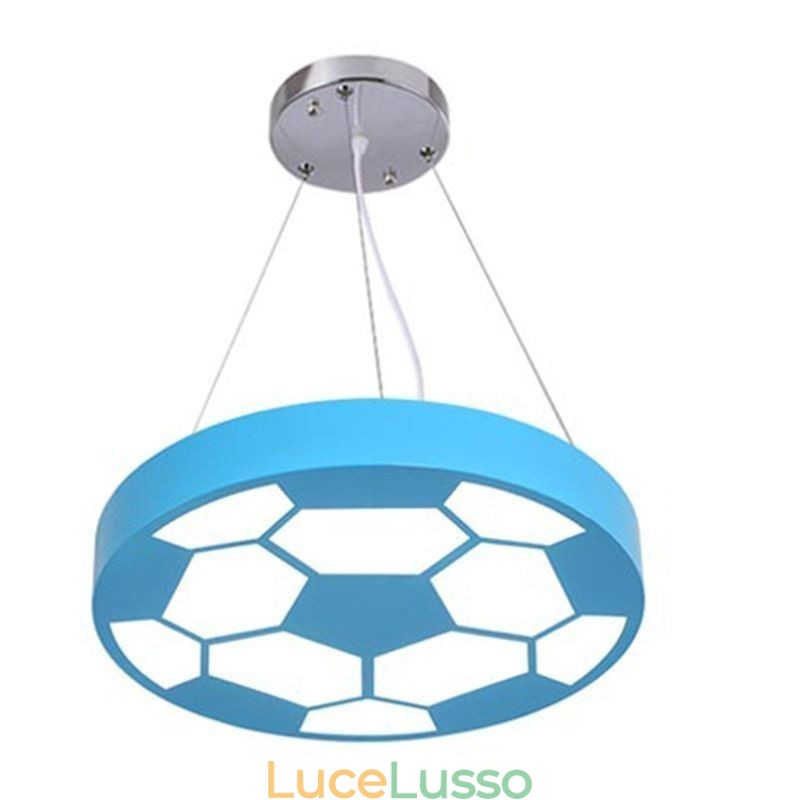 Moderna lampada a sospensione creativa lampada da calcio decorazione illuminazione