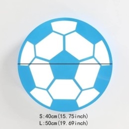 Moderna lampada a sospensione creativa lampada da calcio decorazione illuminazione