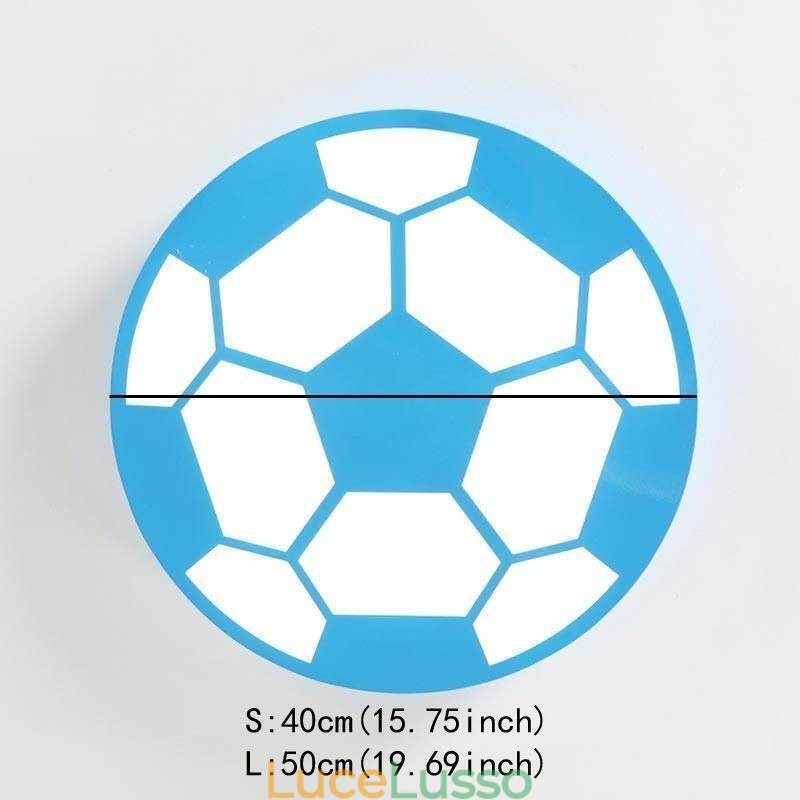 Moderna lampada a sospensione creativa lampada da calcio decorazione illuminazione