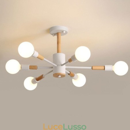 Lampada a sospensione nordica Lampada a sospensione creativa a forma di fagiolo magico Lampada a sospensione nordica Lampada a sospensione creativa a forma di fagiolo magico