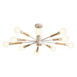 Lampada a sospensione nordica Lampada a sospensione creativa a forma di fagiolo magico