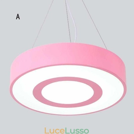 Lampada a sospensione moderna unica rotonda semplice illuminazione calda luce Lampada a sospensione moderna unica rotonda semplice illuminazione calda luce
