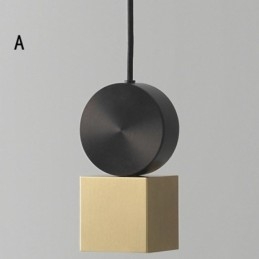 Lampada a sospensione moderna Lampada acrilica nordica Illuminazione geometrica Luce