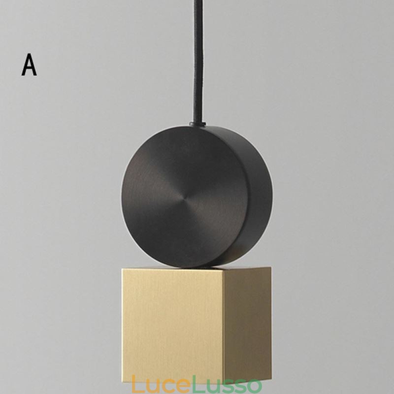 Lampada a sospensione moderna Lampada acrilica nordica Illuminazione geometrica Luce