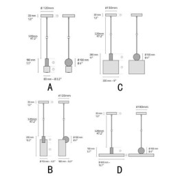 Lampada a sospensione moderna Lampada acrilica nordica Illuminazione geometrica Luce