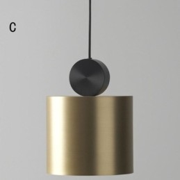 Lampada a sospensione moderna Lampada acrilica nordica Illuminazione geometrica Luce