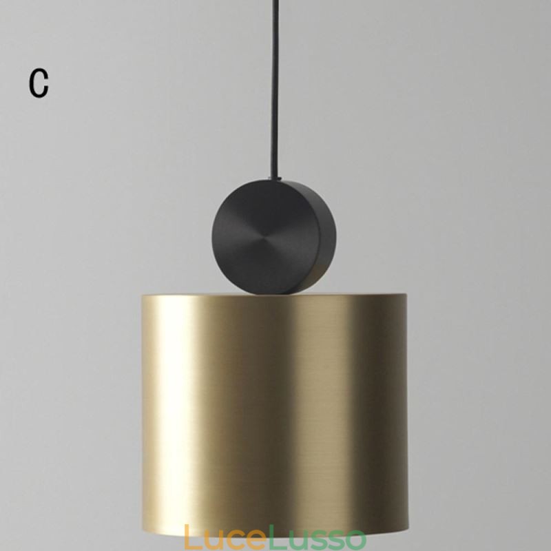 Lampada a sospensione moderna Lampada acrilica nordica Illuminazione geometrica Luce