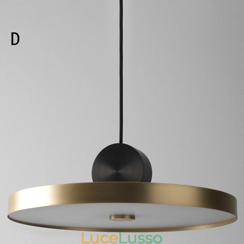 Lampada a sospensione moderna Lampada acrilica nordica Illuminazione geometrica Luce
