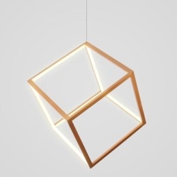 Lampada a sospensione postmoderna Lampada a sospensione geometrica in oro