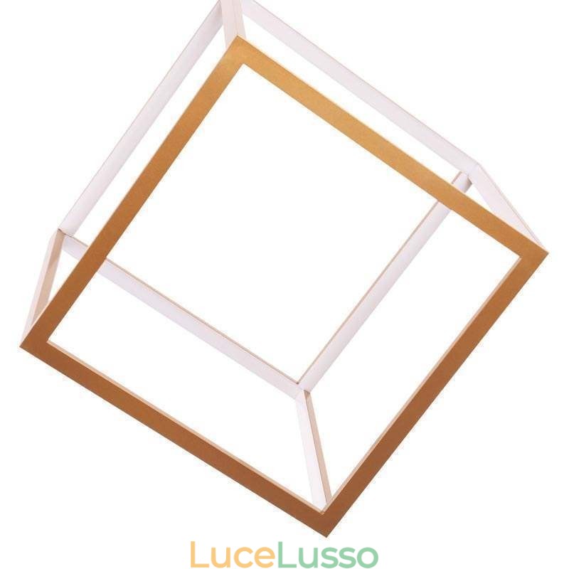 Lampada a sospensione postmoderna Lampada a sospensione geometrica in oro