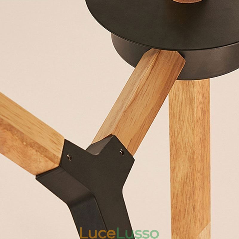 Lampada a sospensione Nordic Magic Bean Lampada creativa in legno