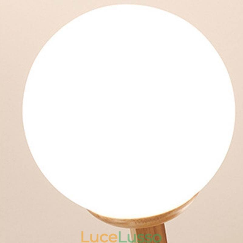 Lampada a sospensione Nordic Magic Bean Lampada creativa in legno
