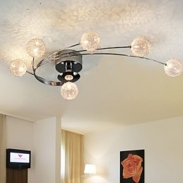 Plafoniera Modern Living Lampadine incluse 6 luci