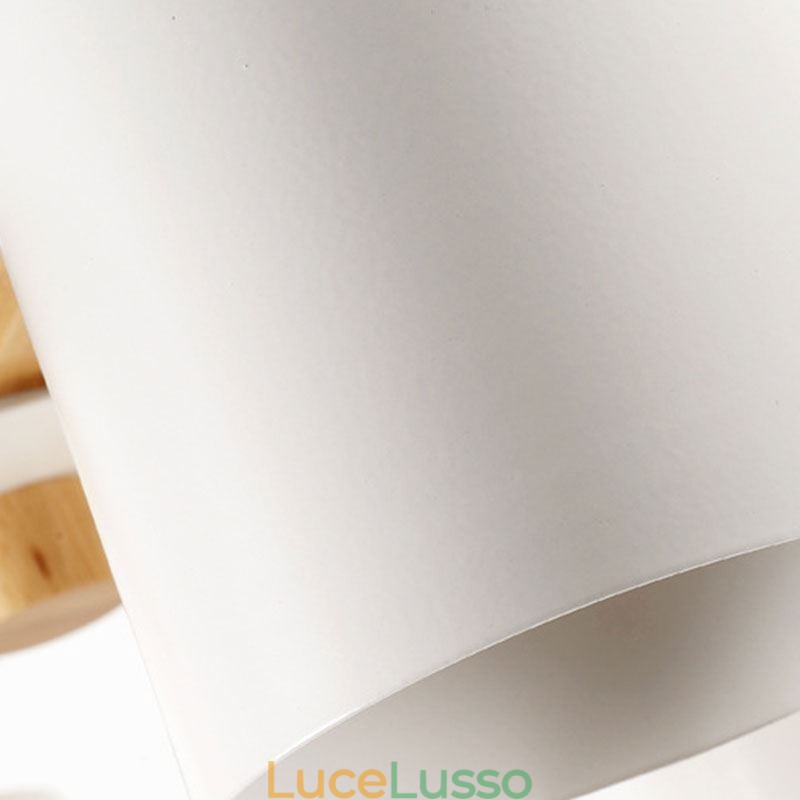 Lampada a sospensione Nordic Log Macaron Light Fitting