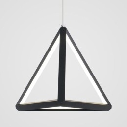Lampada a sospensione postmoderna, luce geometrica a triangolo, lampada creativa, illuminazione