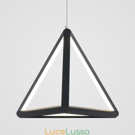 Lampada a sospensione postmoderna, luce geometrica a triangolo, lampada creativa, illuminazione Lampada a sospensione postmoderna, luce geometrica a triangolo, lampada creativa, illuminazione