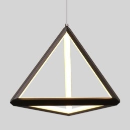 Lampada a sospensione postmoderna, luce geometrica a triangolo, lampada creativa, illuminazione