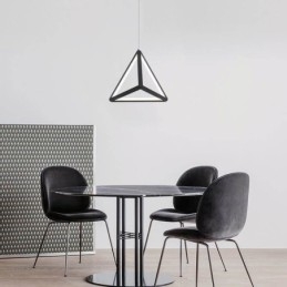 Lampada a sospensione postmoderna, luce geometrica a triangolo, lampada creativa, illuminazione