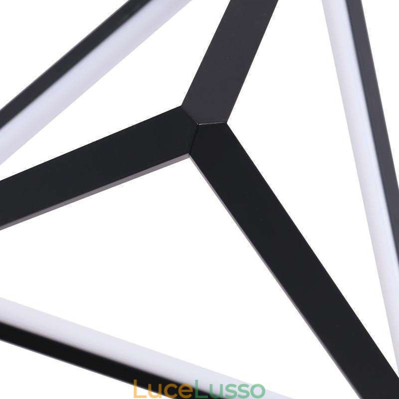 Lampada a sospensione postmoderna, luce geometrica a triangolo, lampada creativa, illuminazione