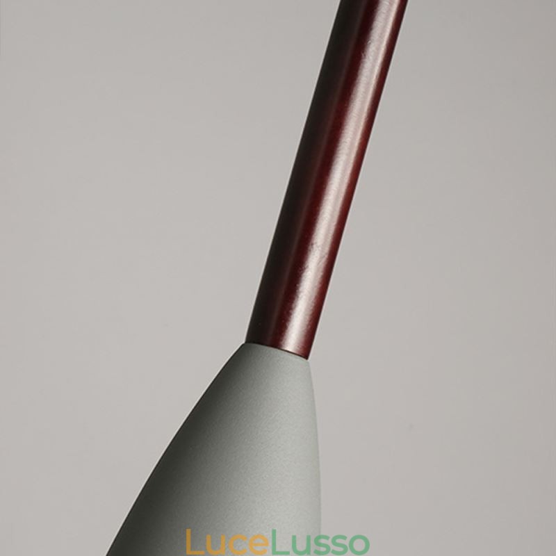 Lampada a sospensione moderna semplice a tre luci Lampada artistica in alluminio creativa per bar