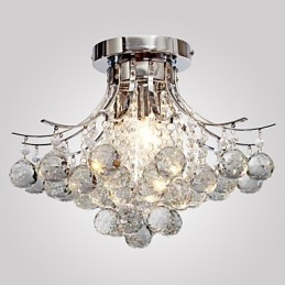 Lampadario moderno in cristallo 3 luci