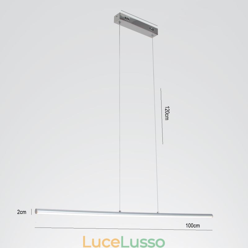 Lampada a sospensione nordica in acrilico Lampada a sospensione cilindrica creativa