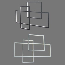 Lampada a sospensione nordica Lampada a sospensione quadrata geometrica