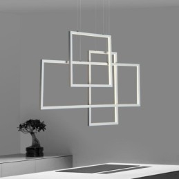 Lampada a sospensione nordica Lampada a sospensione quadrata geometrica