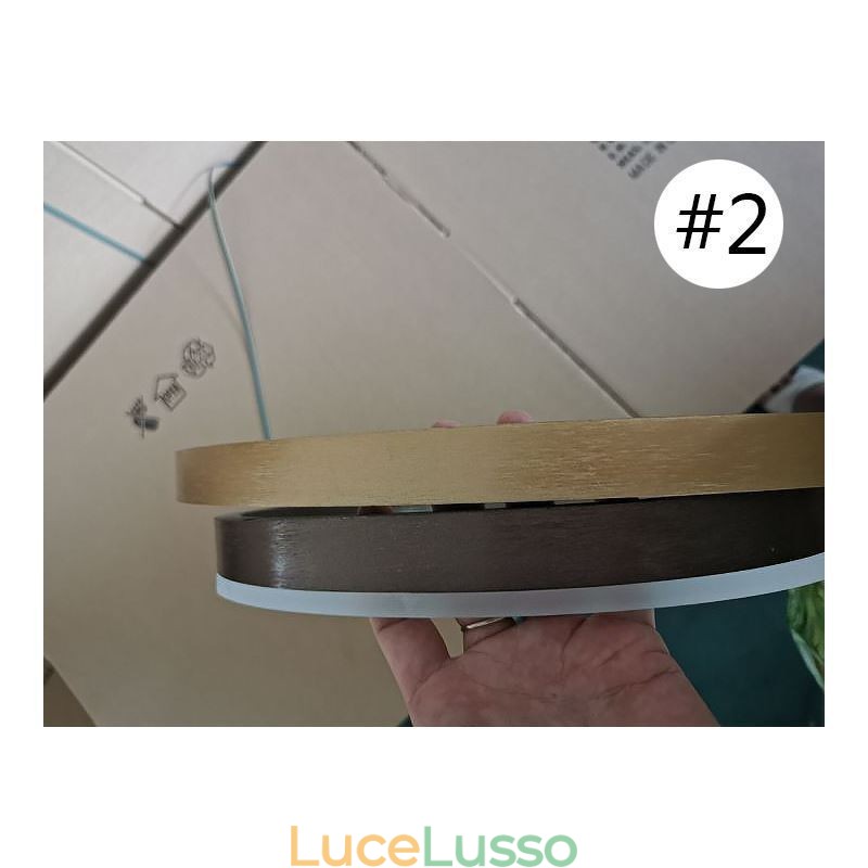 Lampada a sospensione postmoderna Lampada a sospensione a forma di anello in acrilico