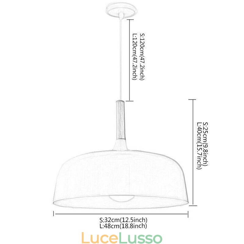 Lampada a sospensione nordica Lampada regolabile individuale Illuminazione per la casa Luce di calore