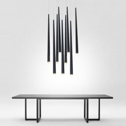 Lampada a sospensione contemporanea a forma di cilindro Meteor Rain Lighting