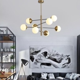 Lampada a sospensione contemporanea Magic Bean Sputnik Chandelier Lamp