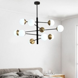 Lampada a sospensione contemporanea Magic Bean Sputnik Chandelier Lamp
