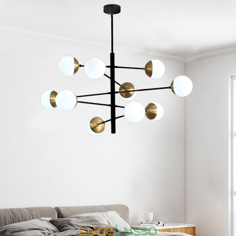 Lampada a sospensione contemporanea Magic Bean Sputnik Chandelier Lamp