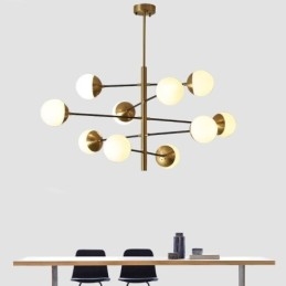 Lampada a sospensione contemporanea Magic Bean Sputnik Chandelier Lamp